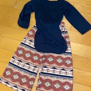 Trendy Palazzo pants set